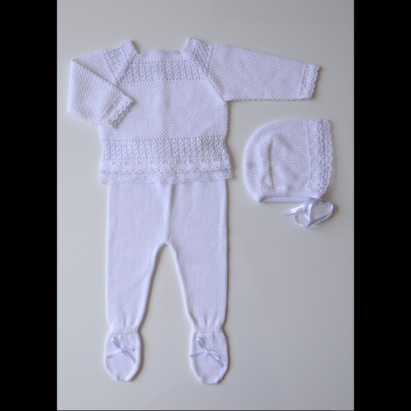 Baby Unisex knit set NEW - Picture 1 of 2
